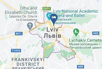 L\'viv Apartments Golden Rose Historic City Center Map - Lviv
