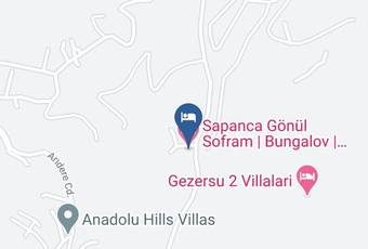 Sapanca Gonul Sofram Bungalov Otel Restaurant Map - Sakarya - Sapanca