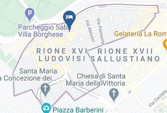 Good Life Suites Via Veneto Carta Geografica - Latium - Rome