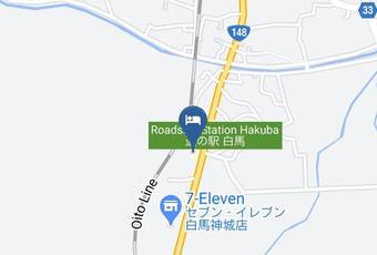 Goryu Drive Station Map - Nagano Pref - Hakuba Vil Kitaazumi District