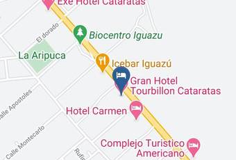 Gran Hotel Tourbillon Cataratas Mapa - Misiones - Puerto Esperanza