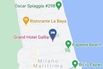 Grand Hotel Gallia Carta Geografica - Emilia Romagna - Ravenna