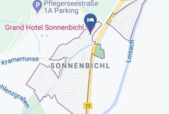 Grand Hotel Sonnenbichl Karte - Bavaria - Garmisch Partenkirchen