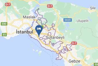 The Green Park Bostanci Map - Istanbul - Atasehir