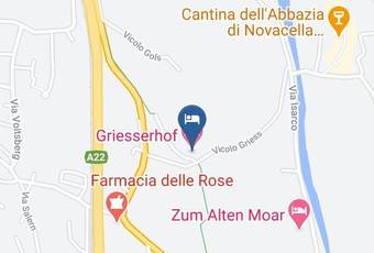 Griesserhof Carta Geografica - Trentino Alto Adige - Bolzano
