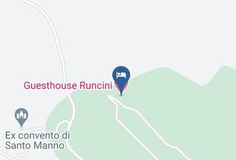 Guesthouse Runcini Carta Geografica - Umbria - Terni