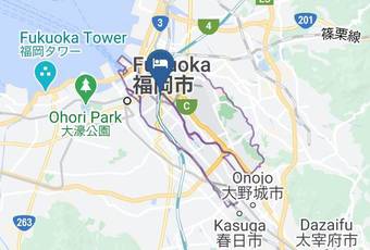 Hakata Green Hotel 1 Map - Fukuoka Pref - Fukuoka City Hakata Ward