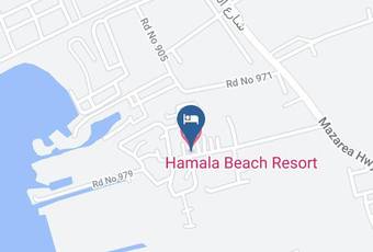 Hamala Beach Resort Karte - Northern Governorate - Al Hamalah