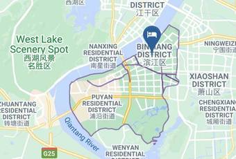 Hangzhou Beiwan Hotel Apartment Map - Zhejiang - Hangzhou