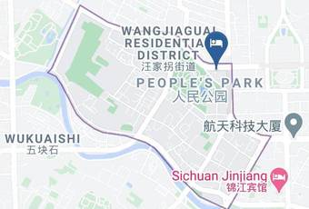 Hanting Express Hotel Map - Sichuan - Chengdu