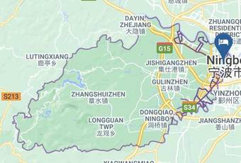 Hanting Express Map - Zhejiang - Ningbo