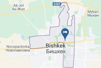 Haus Hostel Map - Bishkek
