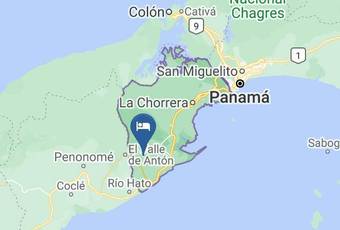 Hawk\'s Nest Bed & Breakfast Mapa - Panama Oeste - San Carlos