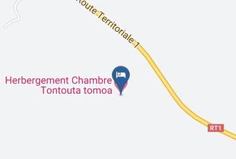 Herbergement Chambre Tontouta Tomoa Carte - Province Sud - Paita