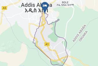 Heyday Hotel Map - Addis Ababa