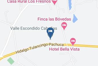 Valle Escondido Cabanas Mapa - Hidalgo - Huasca De Ocampo