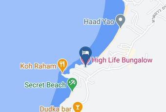 High Life Bungalow Map - Surat Thani - Amphoe Ko Pha Ngan