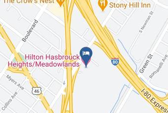 Hilton Hasbrouck Heights Meadowlands Harita - New Jersey - Bergen