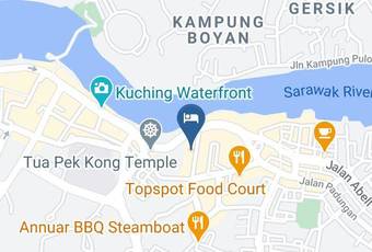 Hilton Kuching Map - Sarawak - Bahagian Kuching