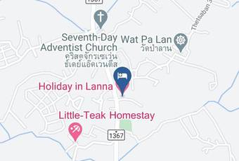 Holiday In Lanna Map - Chiang Mai - Amphoe San Sai