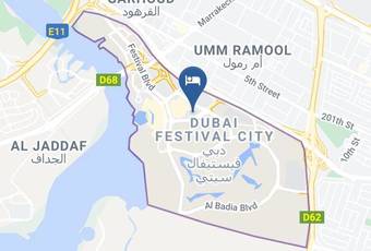Holiday Inn Dubai Festival City Map - Dubai