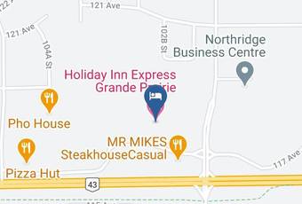 Holiday Inn Express Grande Prairie Map - Alberta - Division 19