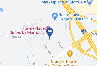 Tru By Hilton Smyrna Nashville Map - Tennessee - Rutherford