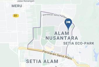 Homestay Murah Setia Alam Map - Selangor - Petaling
