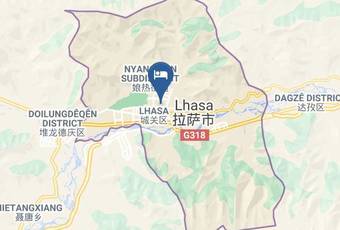 Honggang Yangshen Themed Hotel Map - Tibet - Lhasa