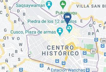 Hostal Acosta\'s Mapa - Cusco