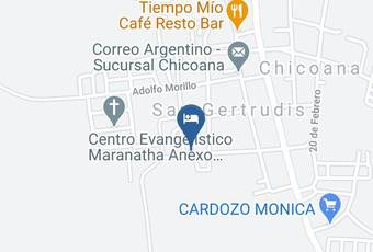Hostal Los Faroles Chicoana Mapa - Salta - Chicoana