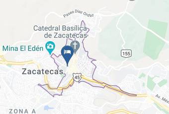 Hostal Sagrado Corazon Mapa - Zacatecas - Zacatecas Zacatecas Centro