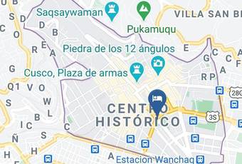 Hostal Santo Domingo Mapa - Cusco