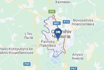 Hostel Hola Map - Chernihiv