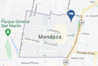Hostel Lagares Mapa - Mendoza