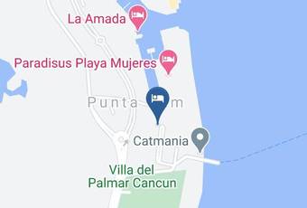 Hostel Punta Sam Mapa - Quintana Roo - Isla Mujeres