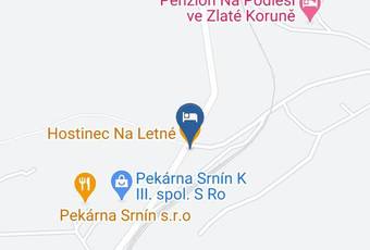 Hostinec Na Letne Map - South Bohemia - Cesky Krumlov