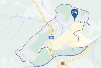 Hostinec Stare Nadrazi Carta Geografica - Moravian Silesia - Ostrava