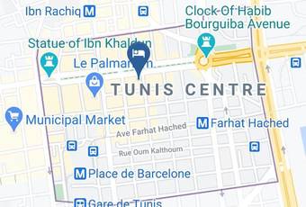 Hotel Africa Map - Tunisia - Tunis