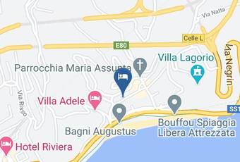 Hotel Alda Carta Geografica - Liguria - Savona