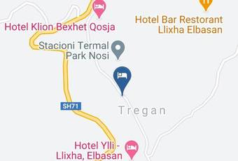 Hotel Alfa Qender Kurative Map - Elbasan