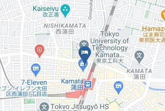 Hotel Amanek Kamata Ekimae Map - Tokyo Met - Ota Ward