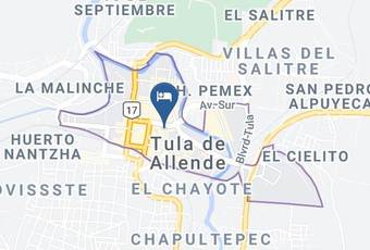Hotel Andrea Mapa - Hidalgo - Tula De Allende