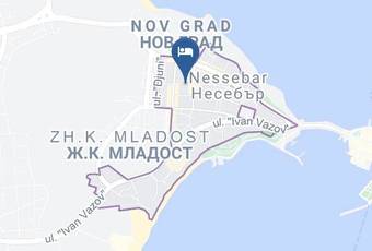 Hotel Andreev Map - Burgas - Nesebar
