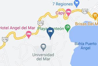 Hotel Angel Del Mar Mapa - Oaxaca - San Pedro Pochutla