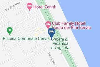 Hotel Antea Fabbri Holidays Carta Geografica - Emilia Romagna - Ravenna