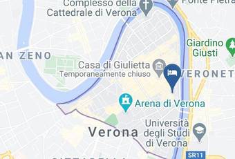 Hotel Antica Porta Leona Carta Geografica - Veneto - Verona