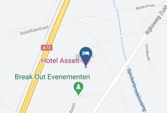 Hotel Asselt Kaart - Limburg - Gemeente Roermond