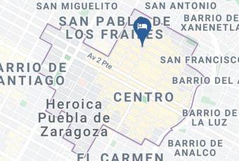 Hotel Astomba Mapa - Puebla - Heroica Puebla De Zaragoza Puebla