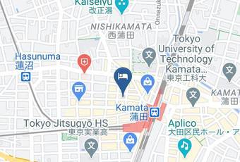 Hotel Asyl Tokyo Kamata Map - Tokyo Met - Ota Ward